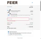 FEIERSTAR100 coupon verification screenshot