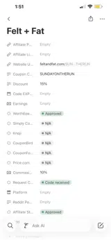 SUNDAYONTHERUN coupon verification screenshot