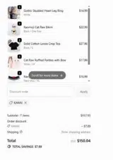 KAWAI coupon verification screenshot