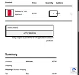 SUBSCRIBE15 coupon verification screenshot