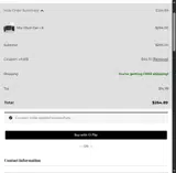 VITAL15 coupon verification screenshot