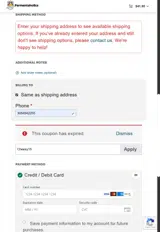 Cheesy15 coupon verification screenshot