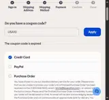 USA10 coupon verification screenshot