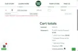 WELCOME10 coupon verification screenshot