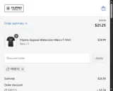 free15 coupon verification screenshot