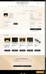 FilterLESS Era coupon verification screenshot