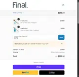 BESTIE coupon verification screenshot