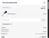 WELCOME15 coupon verification screenshot
