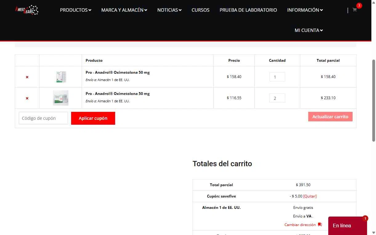 Finest Gears checkout page showing Finest Gears coupon code box | Screenshot taken by SimplyCodes community member on Dec 31, 2025