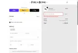 Fire & Bone coupon verification screenshot