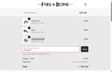 Fire & Bone coupon verification screenshot