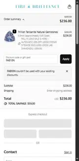 FAB10N coupon verification screenshot