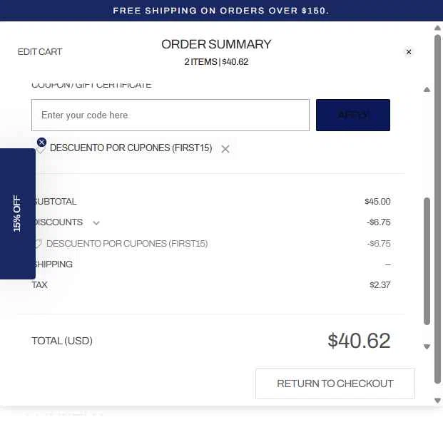 Firstport Company checkout page showing Firstport Company promo code box | Screenshot taken by SimplyCodes community member on Jan 17, 2026