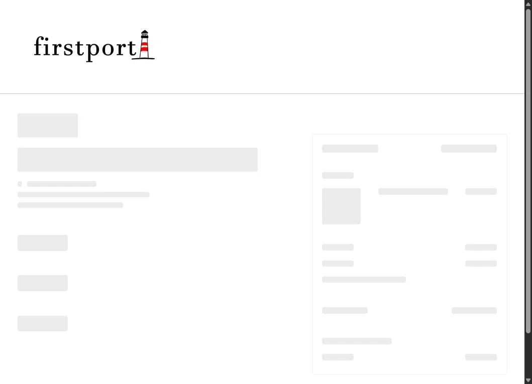 Firstport Company checkout page showing Firstport Company promo code box | Screenshot taken by SimplyCodes community member on Dec 24, 2025