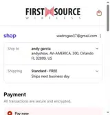 First Source Wireless coupon verification screenshot