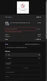 First Stop Fashion coupon verification screenshot