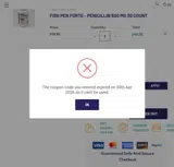 SAVE15 coupon verification screenshot