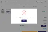 THANKS15 coupon verification screenshot