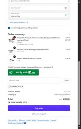 Fissler US coupon verification screenshot