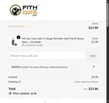 SOOTCH coupon verification screenshot