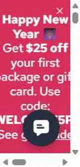 HOLIDAY40 coupon verification screenshot