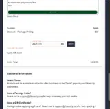 JULY4TH coupon verification screenshot
