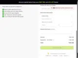 WELCOME20 coupon verification screenshot