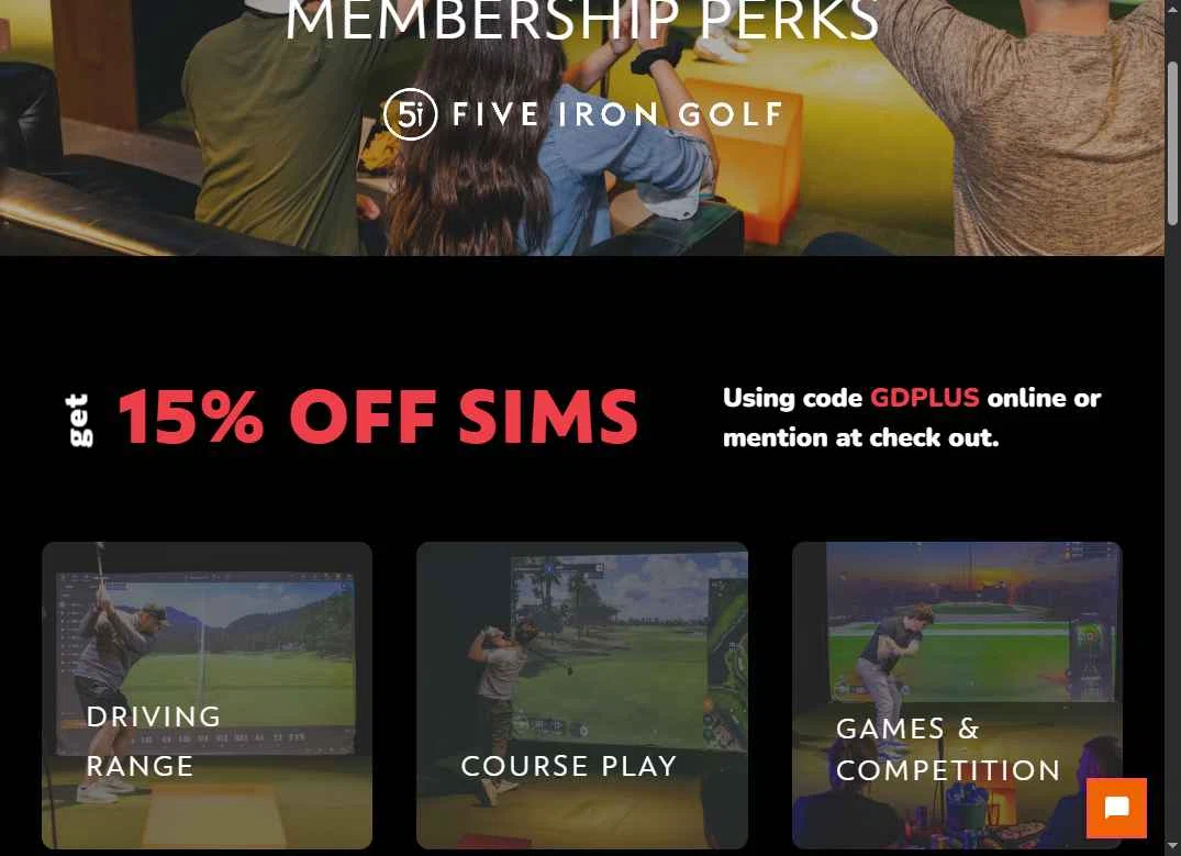 Five Iron Golf checkout page showing Five Iron Golf promo code box | Screenshot taken by SimplyCodes community member on Jun 16, 2025