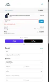 gift25 coupon verification screenshot