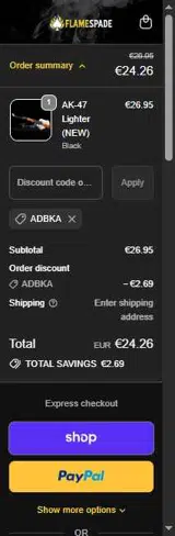 ADBKA coupon verification screenshot