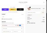 Flax & Twine coupon verification screenshot