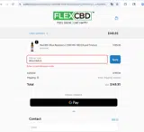 WELCOME25 coupon verification screenshot