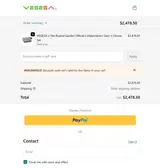 WELCOME25 coupon verification screenshot