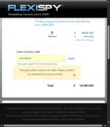 IPHONE33 coupon verification screenshot