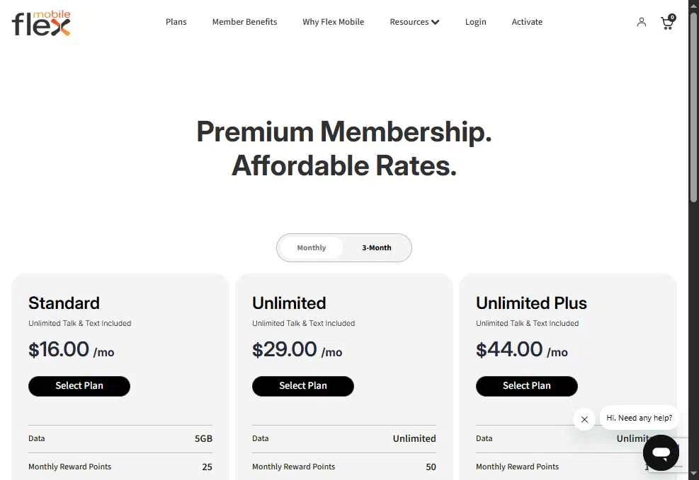 Flex Mobile checkout page showing Flex Mobile promo code box | Screenshot taken by SimplyCodes community member on Dec 26, 2025