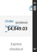 FlexPatio checkout page showing FlexPatio promo code box | Screenshot taken by SimplyCodes community member on Aug 17, 2025
