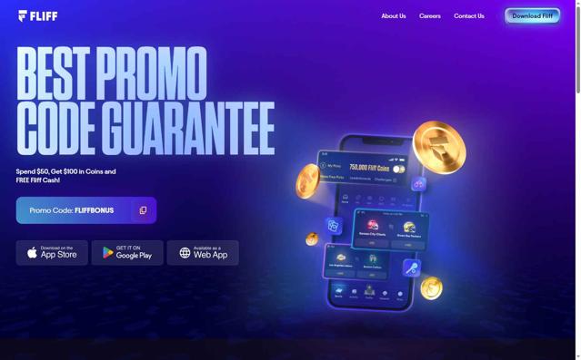 Fliff checkout page showing Fliff promo code box | Screenshot taken by SimplyCodes community member on Aug 25, 2025