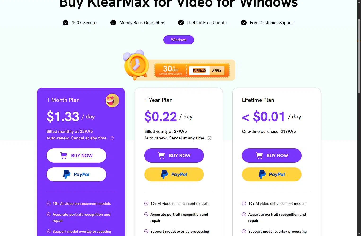 FliFlik checkout page showing FliFlik promo code box | Screenshot taken by SimplyCodes community member on Nov 12, 2025