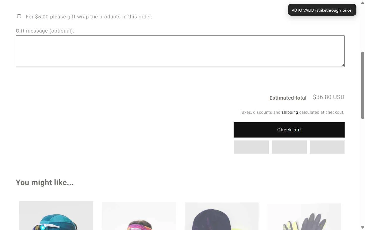 FlipBelt checkout page showing FlipBelt promo code box | Screenshot taken by SimplyCodes community member on Feb 11, 2026