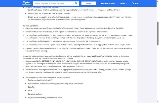 Flipkart checkout page showing Flipkart coupon code box | Screenshot taken by SimplyCodes community member on Aug 8, 2025