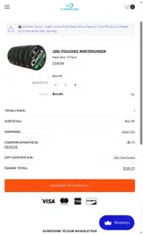 pouche15 coupon verification screenshot
