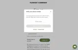 FLOWER CO. coupon verification screenshot