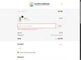 Flow Gardens coupon verification screenshot