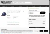 Florida Panthers Shop coupon verification screenshot