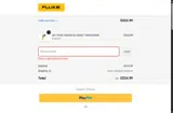 FLUKE-10-FALLHVAC25 coupon verification screenshot
