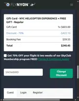 SNOWBIRD coupon verification screenshot