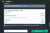 NYON67 coupon verification screenshot