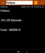 BEERE10 coupon verification screenshot