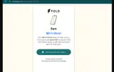 Fold App coupon verification screenshot