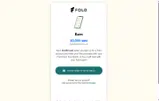 Fold App coupon verification screenshot